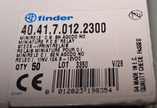 Rele 12v finder - 12v,