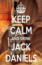 Keep Calm And Drink Jack Daniels Large Jumbo Fridge Magnet Souvenir