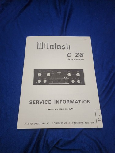 Preamplificatore mcintosh c28 - mcintosh,