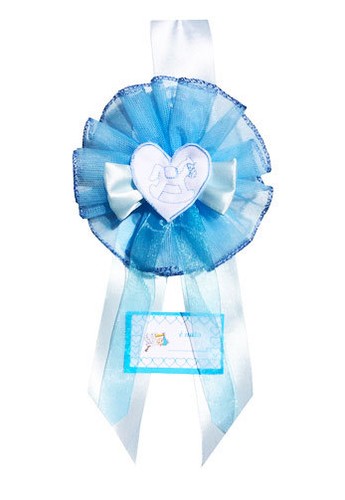 Fiocco nascita azzurro - ,
