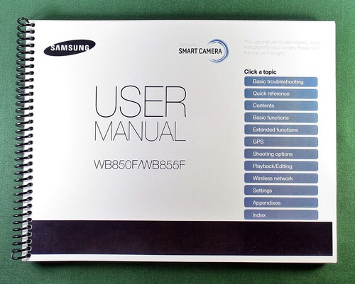 Samsung wb850f 855f manuale - 855f,