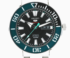 [Come nuovo] Orologio Uomo Automatico Seiko 5 Sports 4R36-06S0 Lunetta Verde 44mm di JPN