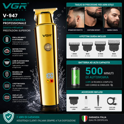 Tagliacapelli uomo vgr 947 - tagliacapelli,