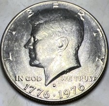 Rara moneta mezzo - dollaro, 1976