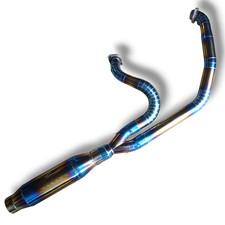 Impianto di scarico completo Harley Davidson Dyna Wide Glide EFI FXDWGI...