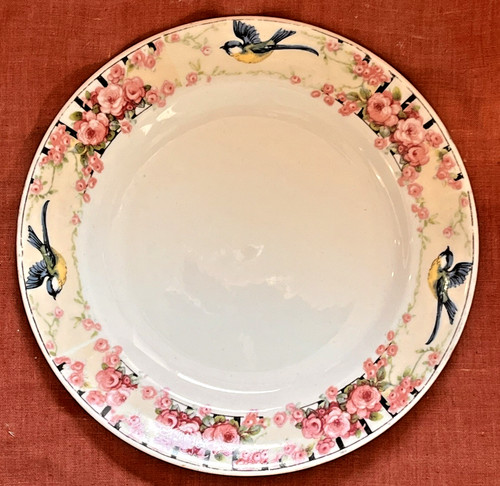 Antico piatto tè - piatto, da