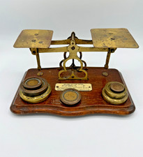 Antique Edwardian Brass Postal