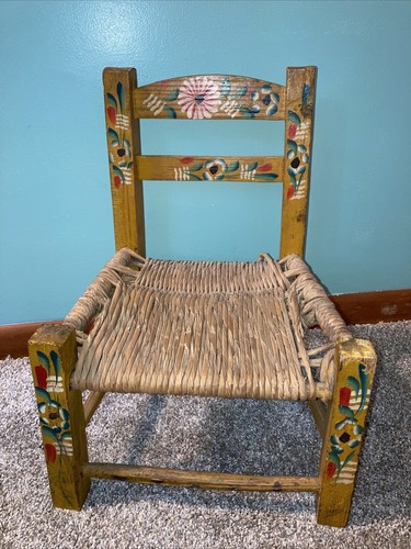Sedia per bambini vintage arte