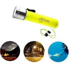 TORCIA SUBACQUEA IMPERMEABILE LED 180 LUMEN CREE 40 metri Q5 SUB LUCE LAMPADA 3W