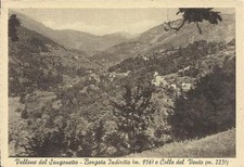CARTOLINA NON VIAGGIATA VALLONE DEL SANGONETTO - BORGATA INDIRITTO - COLLE VENTO