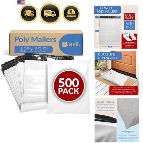 Poly mailers 12x15 - poly, |