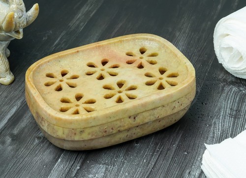 Portasapone pietra ollare - pietra,