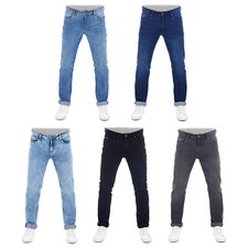 DENIMFY Jeans Uomo Elasticizzato Straight Fit DFMiro Jeans Pantaloni Cotone Denim
