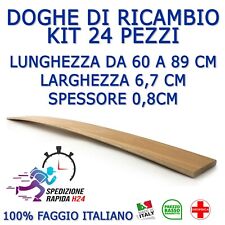 KIT 24 DOGHE DI RICAMBIO PER RETI LETTO IN LEGNO-TUTTE LE MISURE LARGHEZZA 6,7CM