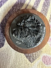 Targa scultura 3,75" vintage