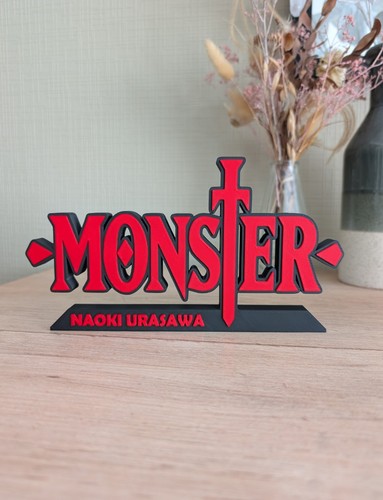 Plaque logo monster naoki - plaque,