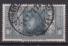 REGNO USATO DELLA SERIEDANTE ALIGHIERI IL LIRE 2.75