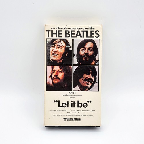 The beatles let vhs - beatles, it