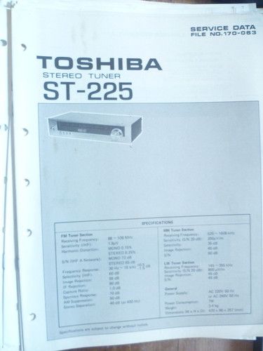 Toshiba 225 sintonizzatore - st-225,