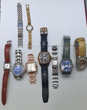Lotto 9 orologi usati da polso di varie Marche tipo  guess breil etc al quarzo 