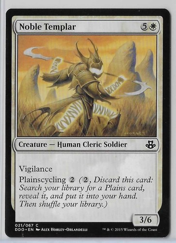 Mtg noble templar duel decks - noble,