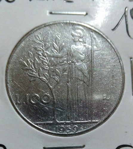 100 lire 1959 minerva - 100,