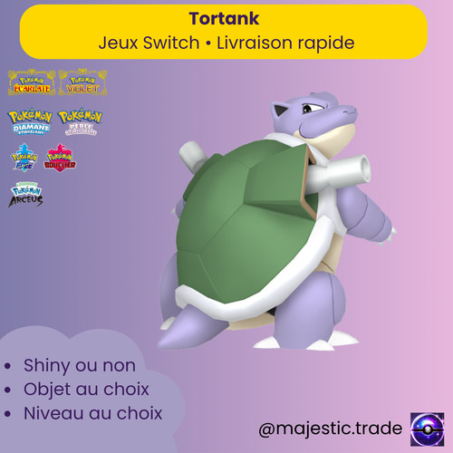 Tortank shiny 6iv - tortank, •