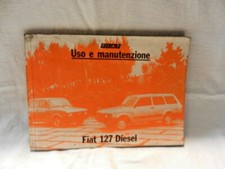 FIAT 127 DIESEL Uso Manutenzione 1982 1 Edizione LIBRO Auto Storiche