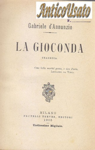 Gioconda tragedia di - la,