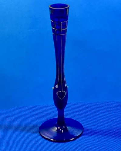 Vaso vetro blu cobalto - blu,