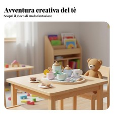 20 Pezzi Servizio da Tè in