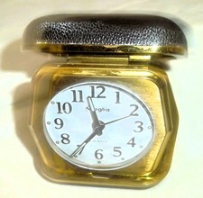 VINTAGE - OROLOGIO SVEGLIA DA VIAGGIO O COMODINO 2 JEWELS