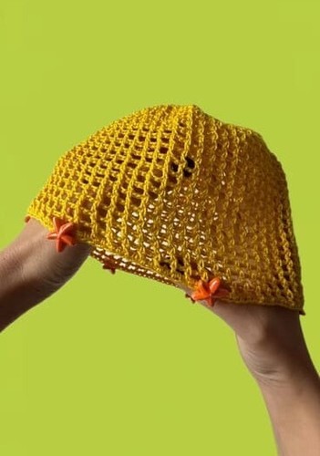 Cappello estivo all'uncinetto