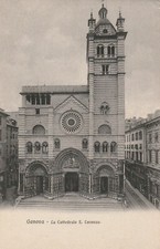 C1- Cp Cartolina Genova La Cattedrale di San Lorenzo - Fp Nvg
