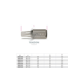 Inserto Torx Attacco Esagonale 10mm - Beta 867TX