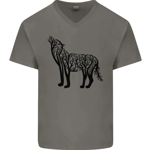 Shirt uomo cotone scollo v - uomo,