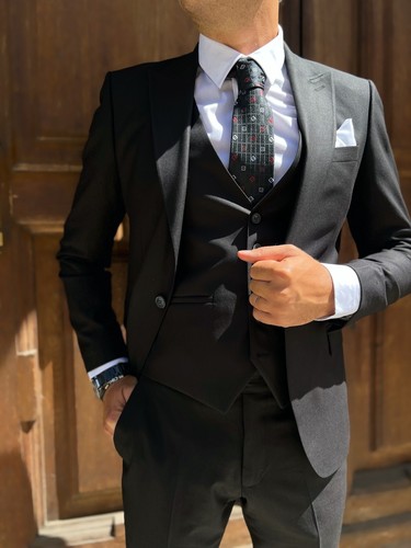 Abito uomo con gilet - , color