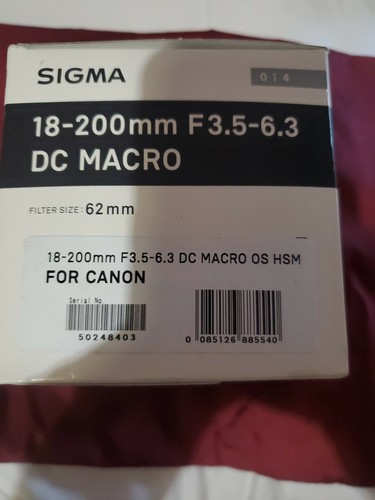 Sigma 200mm 3 dc - 18-200mm, os