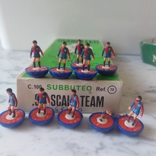 Subbuteo squadre HYBRID COMPLETE 72 GENOA IMPERFETTA CON BOX