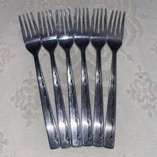 6 X Fish Forks 18.1cm Viners
