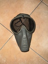 MASCHERA OCCHIALONI TATTICI SOFTAIR CON OCCHIALI A RETE METAL COLORE NERO KR014B