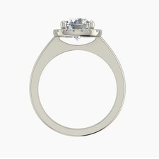 Solitario tondo certificato in