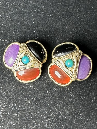 Orecchini vintage lazuli - orecchini,