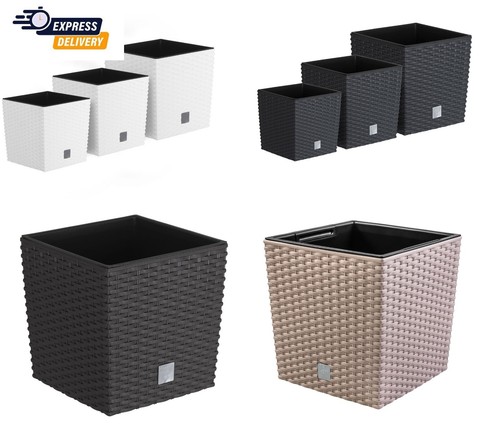 Fioriera quadrata rattan - fioriera,