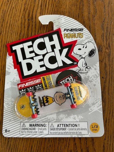2026 tech deck finesse peanuts - deck,