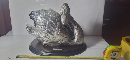 Scultura cigno dolce armonia - cigno,