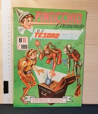 Vintage Giornalino PINOCCHIO GIRAMONDO  N°6 Editrice Boschi