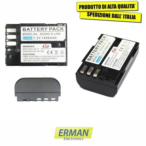 Batteria pentax li90 1450mah - batteria,