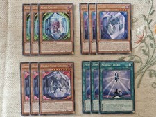 YUGIOH Mondo Chiaro 3x Base Deck Playset Core Deck - Clear MZTM Rare R