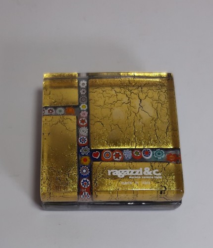Raro fermacarte vetro murano - raro,